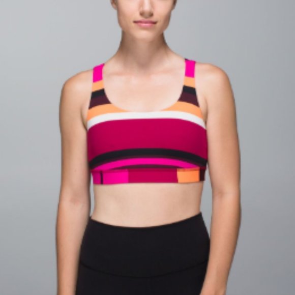 lululemon athletica Other - Lululemon Energy Bra Blossom Stripe